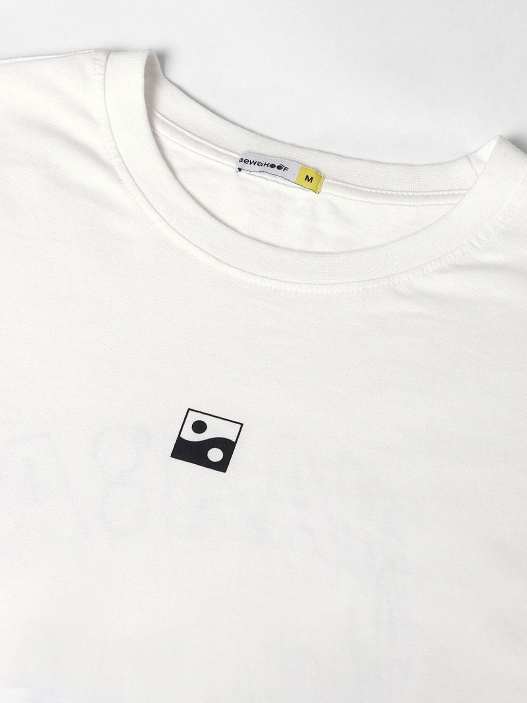 Bewakoof Men Typography Back Printed Oversized T-shirt