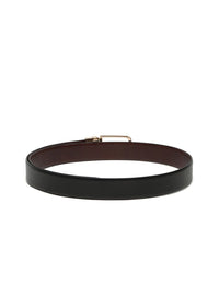 Teakwood Leathers Men Textured Leather Reversible Formal Belt