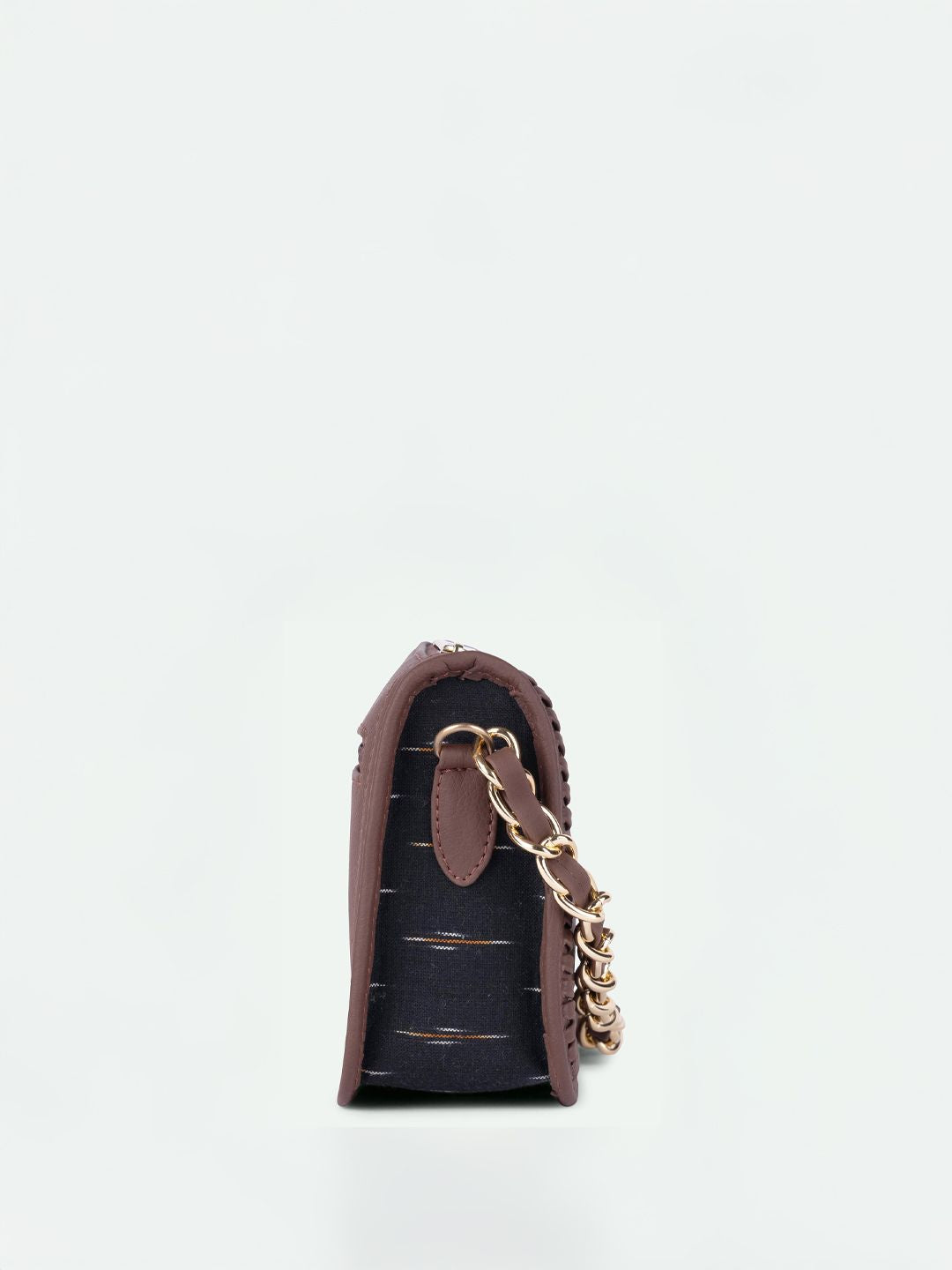 ZOUK Ikat GreRe Printed Baguette Handheld Bag