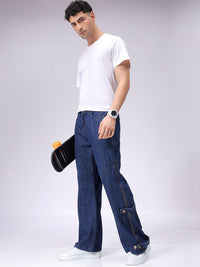 The Indian Garage Co Men Bootcut Loose Fit Convertible Jeans