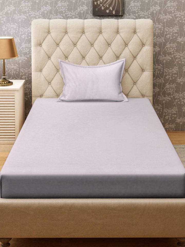 Myntra Elegant Homes Beige 300 TC Set Cadar Katil Single 2.20 m x 1.50 m