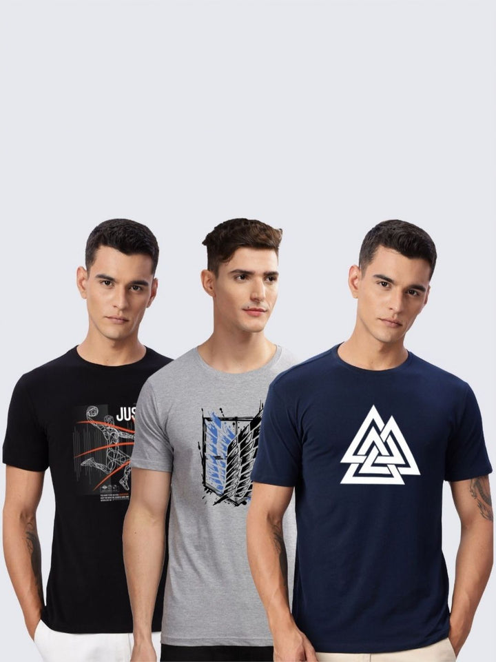 ADRO Men Printed T-shirt