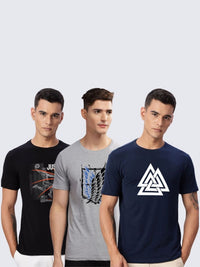 ADRO Men Printed T-shirt