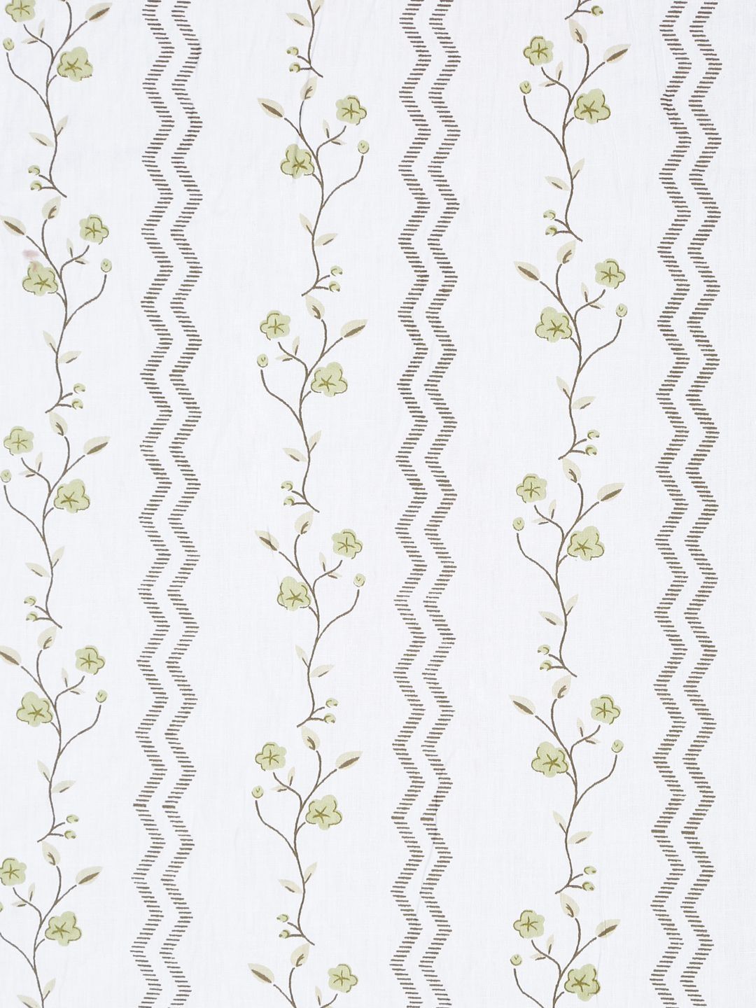 Myntra Elegant Homes White Floral 400 TC Cadar dengan 2 Sarung Bantal