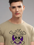 ADRO Men Typography Printed Applique T-shirt