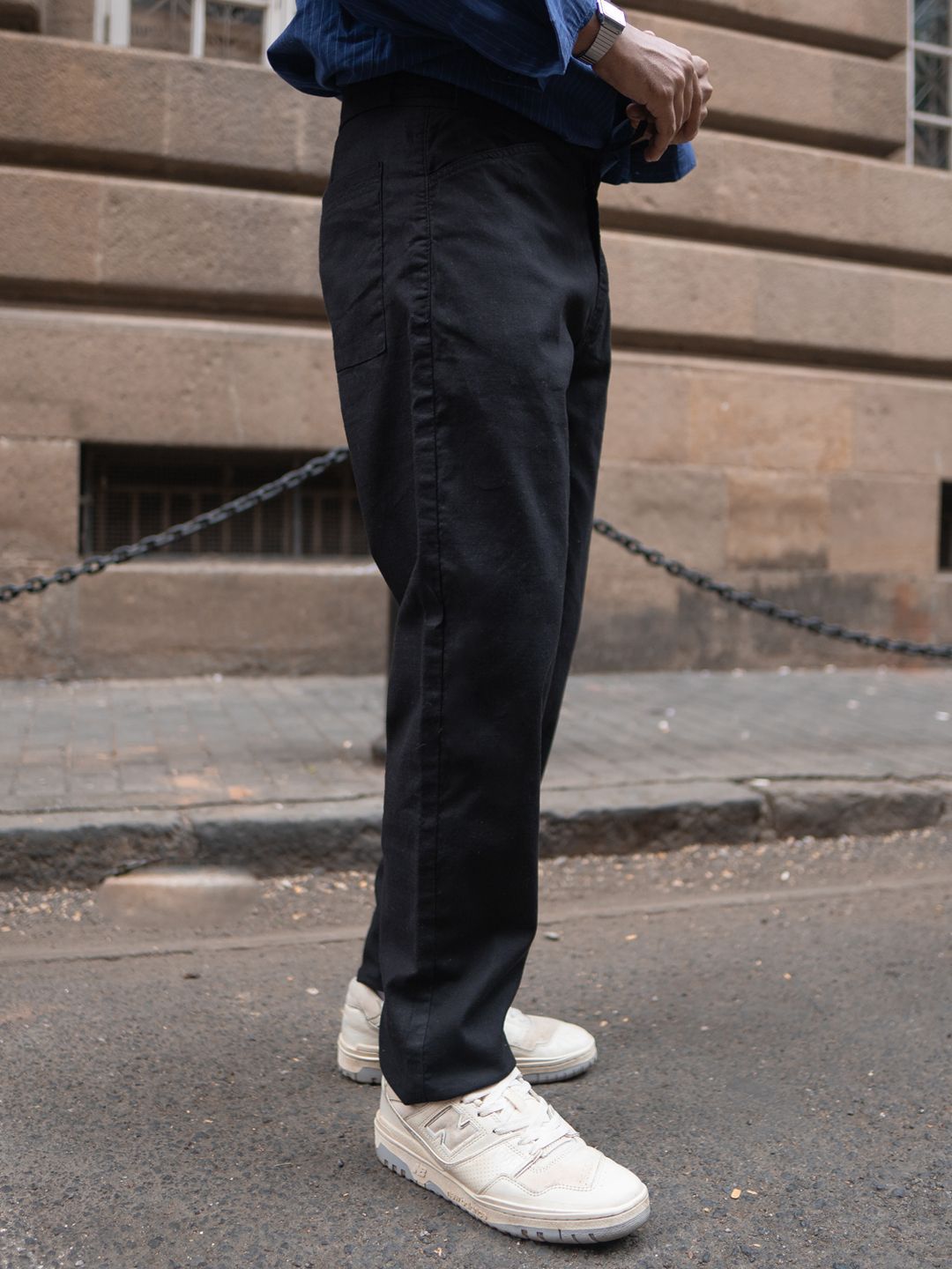 Powerlook Men Regular Fit Mid Rise Cotton Trousers