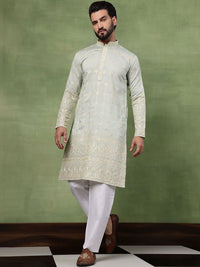 SOJANYA Men Embroidered Sequinned Kurta