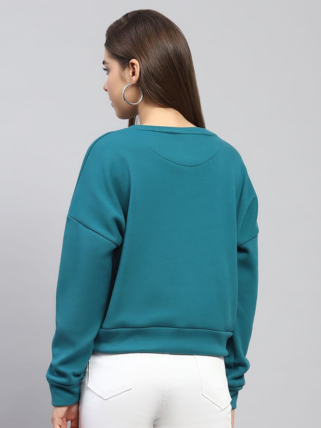Monte Carlo Women Graphic Embellished Sweatshirt