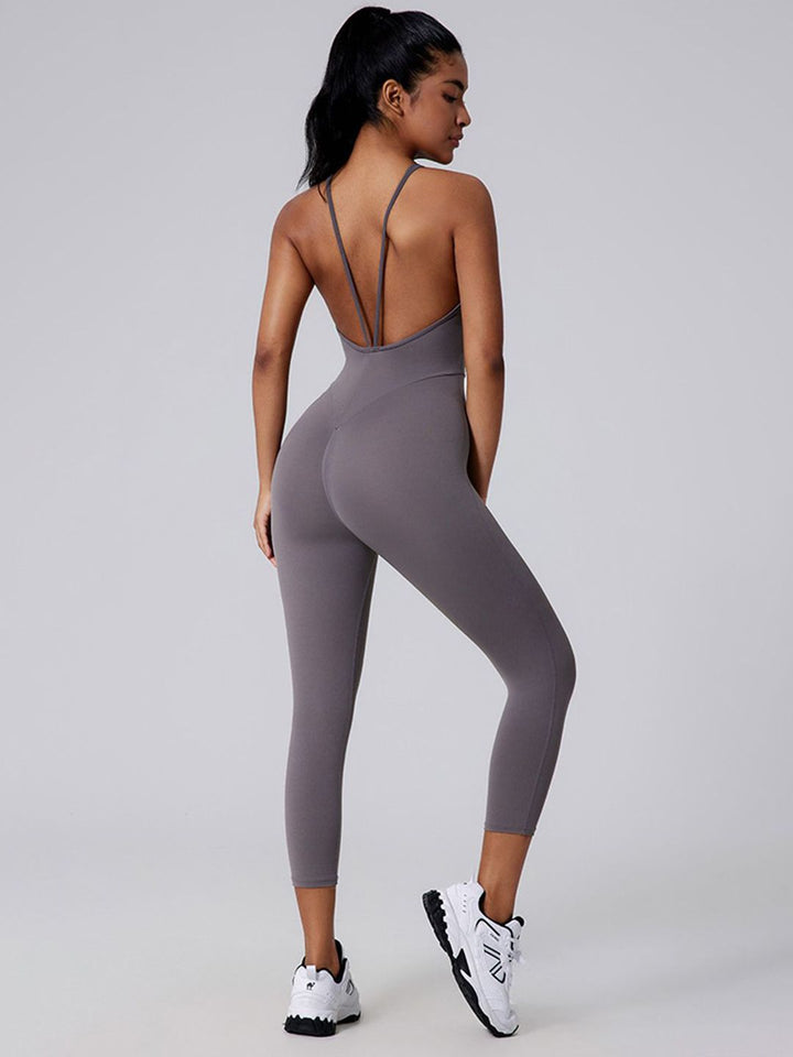 HRX by Hrithik Roshan Basic Shoulder Straps Jumpsuit