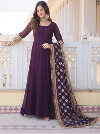 KALINI Women Embroidered Regular Sequinned Kurta with Pyjamas & With Dupatta