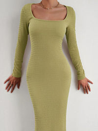 all about you Women Self Design Bodycon Maxi Dress