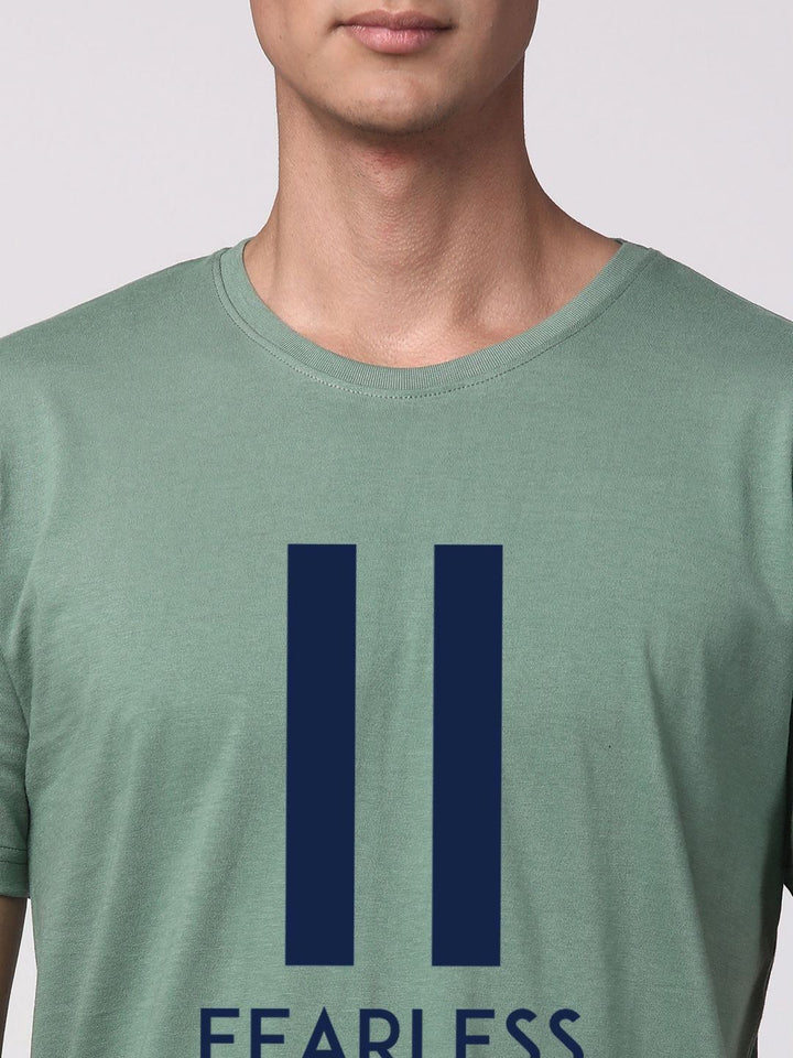 ADRO Men Typography Printed Cotton T-shirt