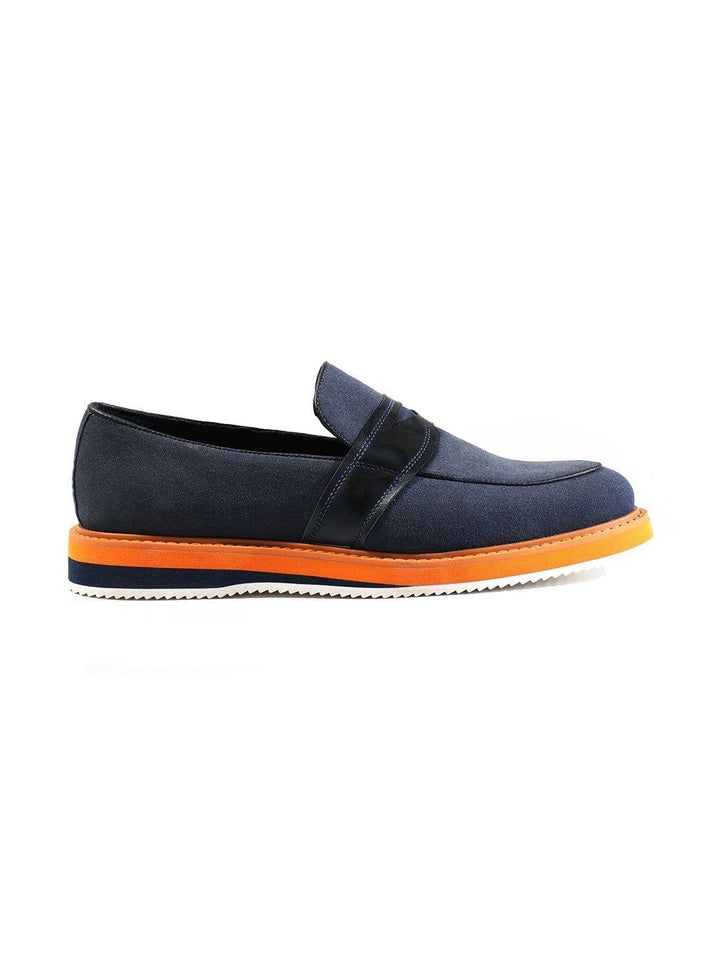 MONKSTORY Men Colourblocked PU Loafers