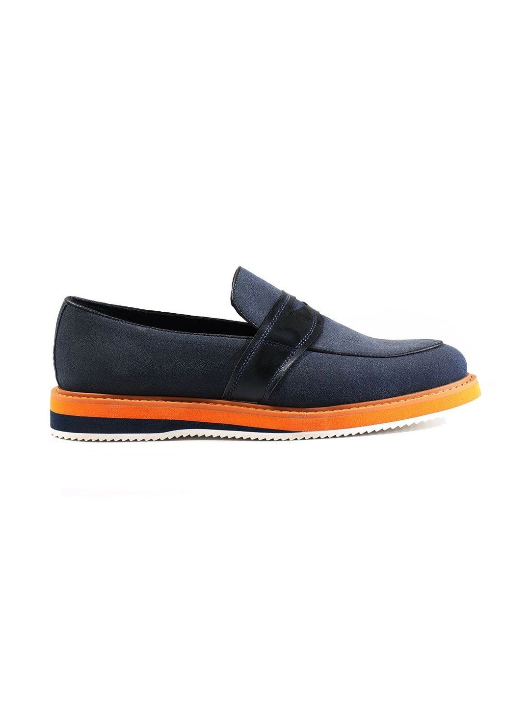 MONKSTORY Men Colourblocked PU Loafers