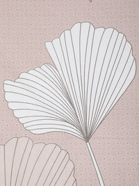 Myntra Elegant Homes Pink Leaf Polycotton 300 TC Single Fine Bedsheet with a Pillow Cover-89 x 59 inches