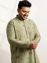 SOJANYA PLUS Men Ethnic Motifs Printed Regular Kurta with Pyjamas