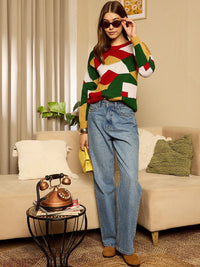 Berrylush Women Printed Pullover