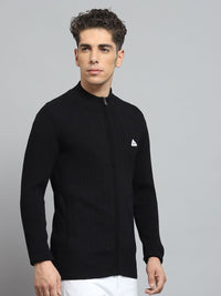 Monte Carlo Men Striped Round Neck Woollen