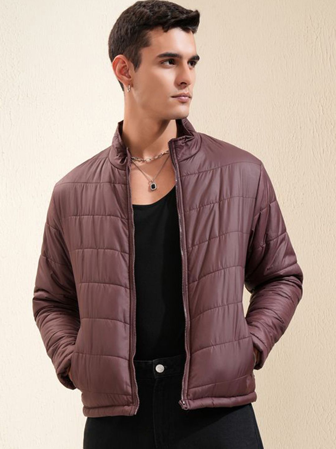 HIGHLANDER Men Colourblocked Outdoor Puffer Jacket