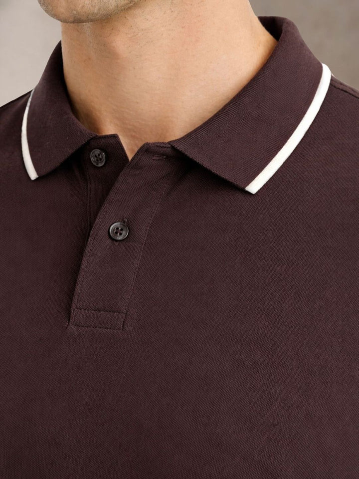 ADRO Men Polo Collar T-shirt