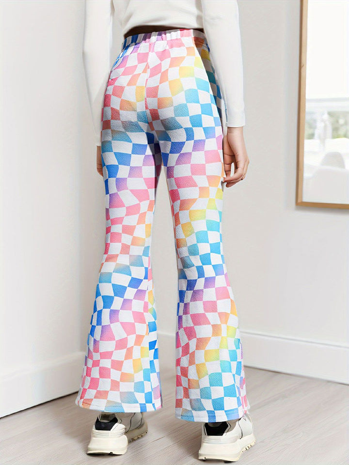 YK Girls Smart Slim Fit Trousers