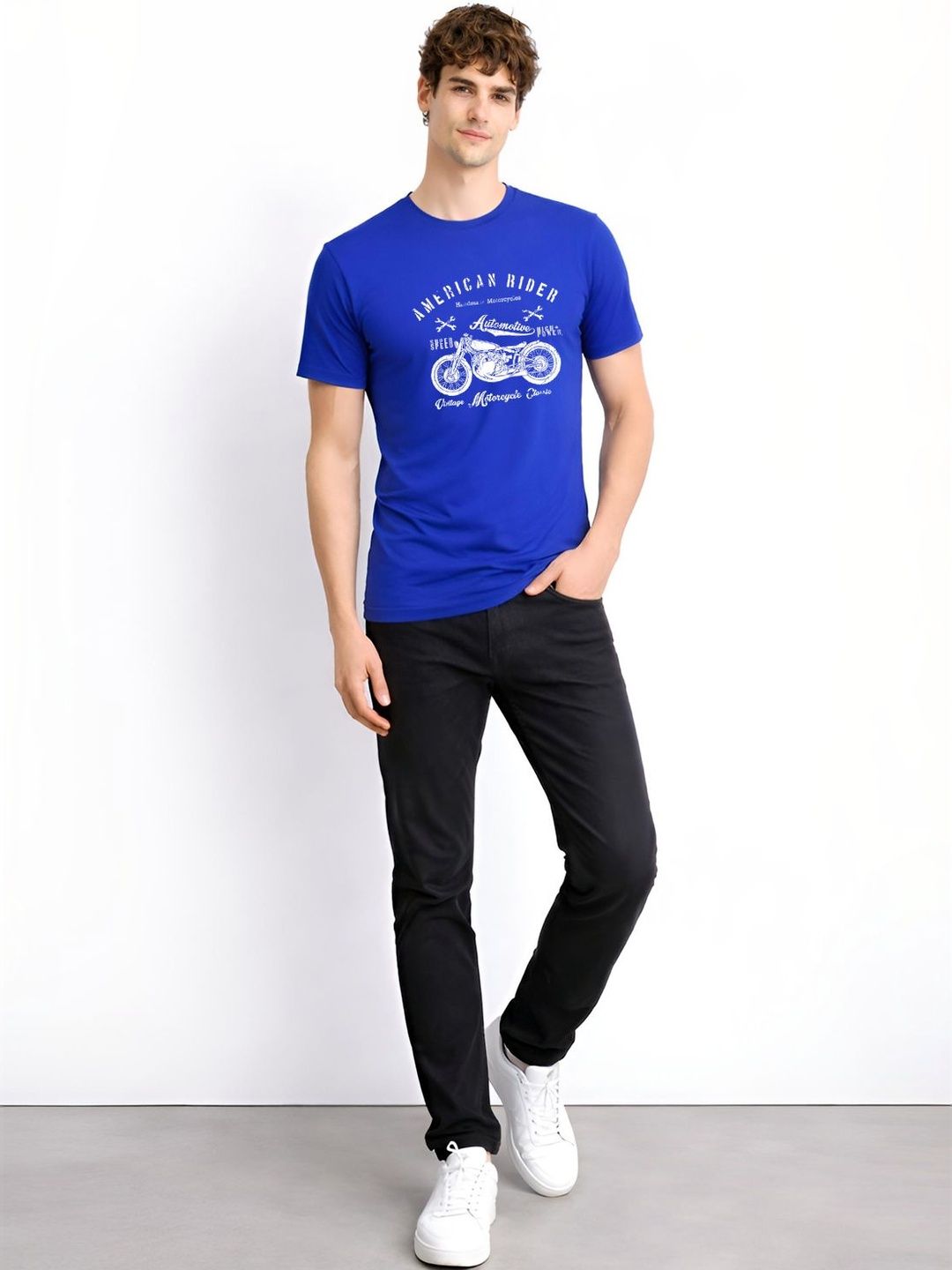 ADRO Men Printed T-shirt