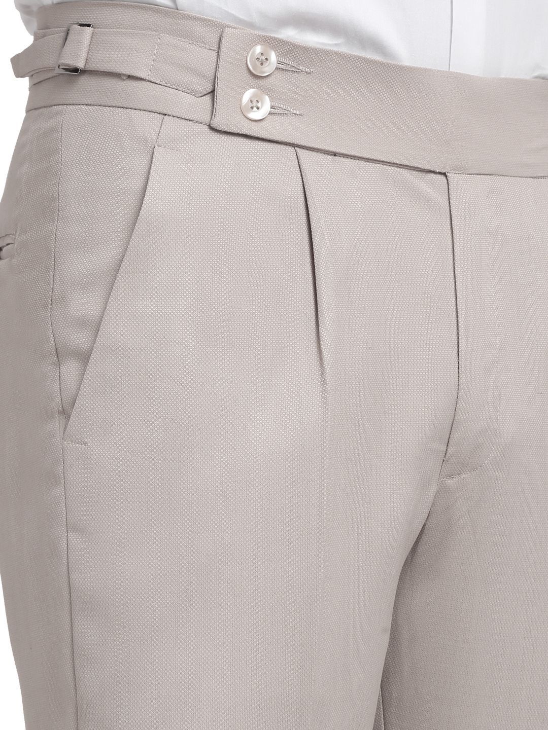 Moda Rapido Men Slim Fit High-Rise Easy Wash Trousers