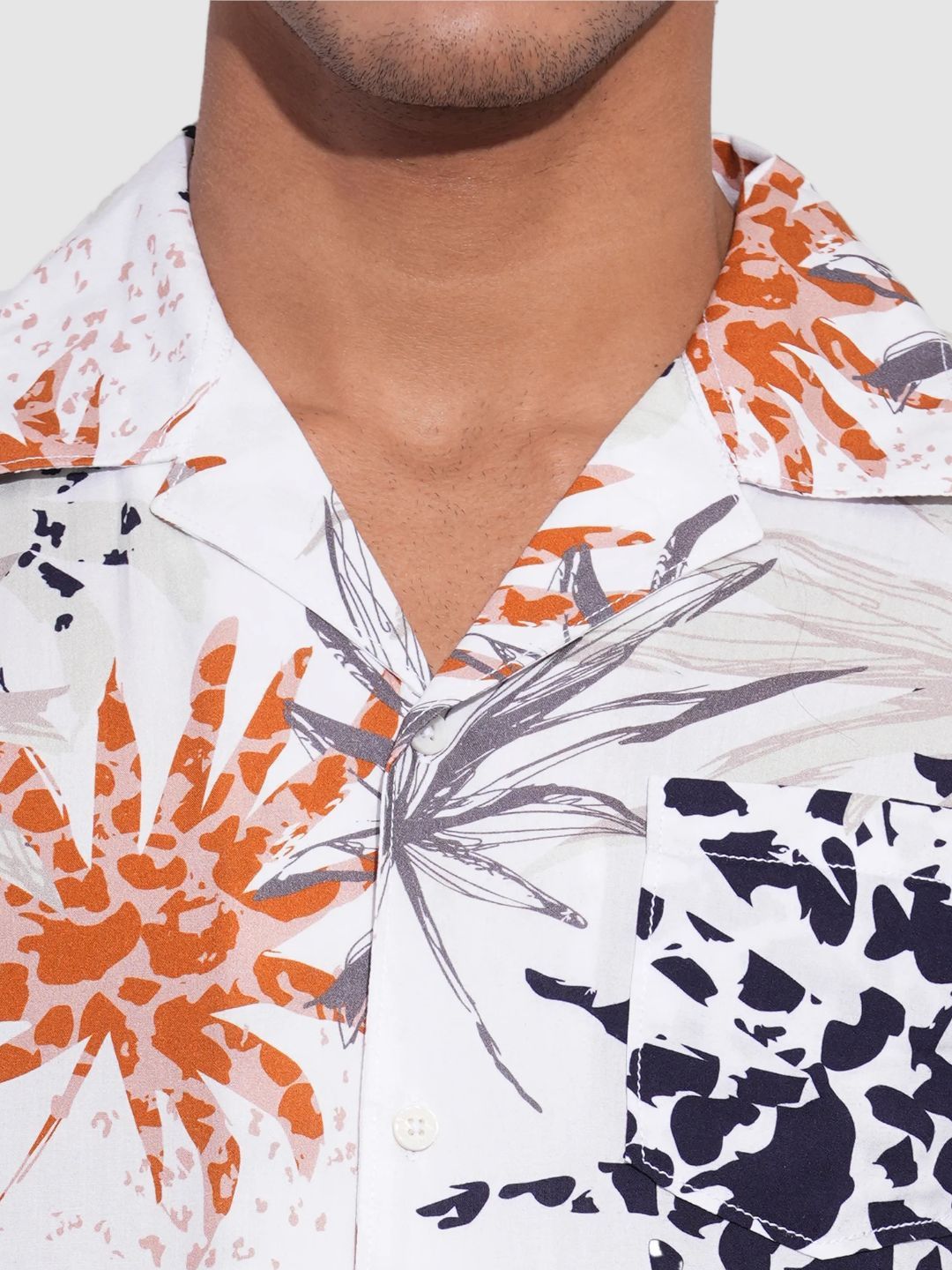 Being Human Men Classic Slim Fit Floral Opaque Printed Casual Shirt