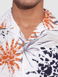 Being Human Men Classic Slim Fit Floral Opaque Printed Casual Shirt