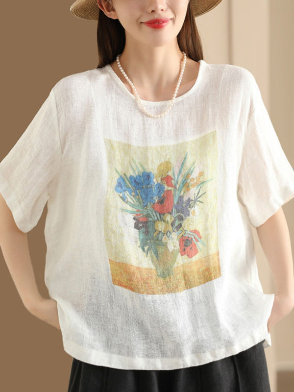 DressBerry Women Floral Print Extended Sleeves Top