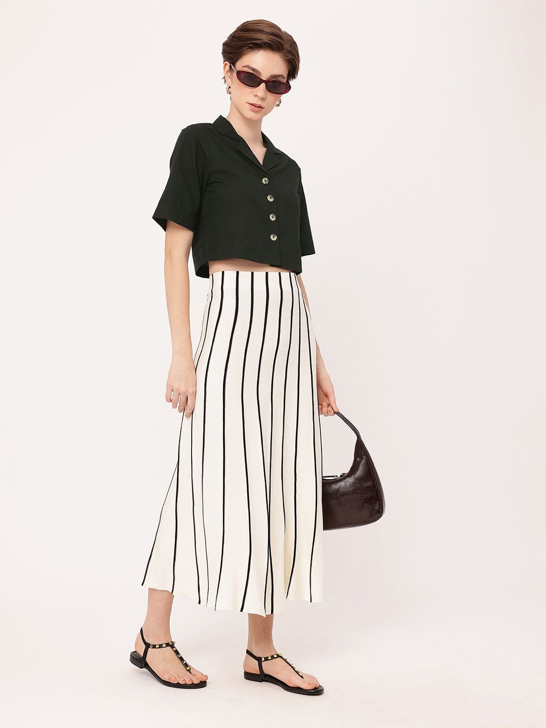 DressBerry Boxing Ring Meets Cool Cuban Grit Boxy Crop Shirt