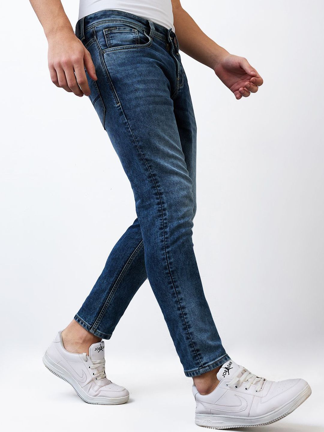 SPYKAR Men Cotton Mid-Rise Slim Fit Jeans