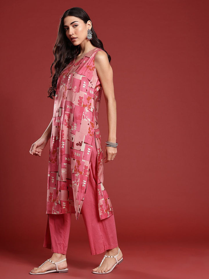 Anouk Printed Straight Kurta