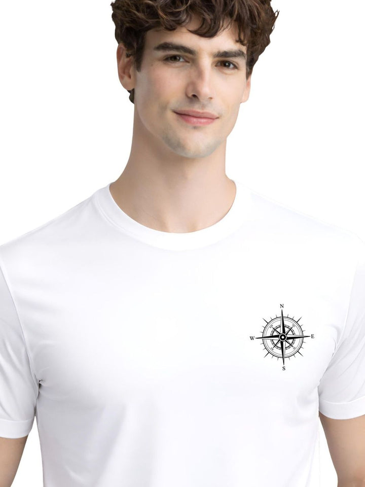 ADRO Men Grapic Printed Round Neck Cotton T-shirt
