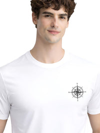 ADRO Men Grapic Printed Round Neck Cotton T-shirt
