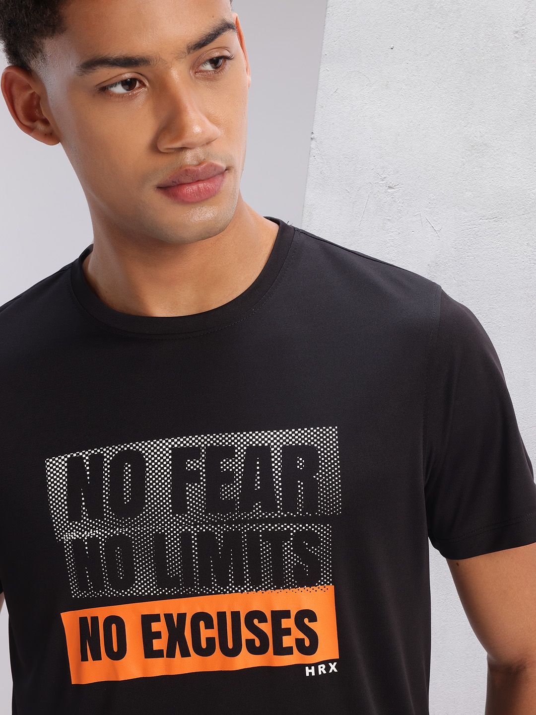 HRX by Hrithik Roshan Printed Rapid-Dry Training T-shirt