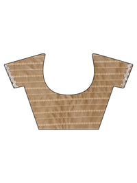 Tikhi Imli Solid With Embroidered Border Polyester Saree