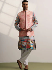 Jaket Nehru Bercetak SOJANYA PLUS