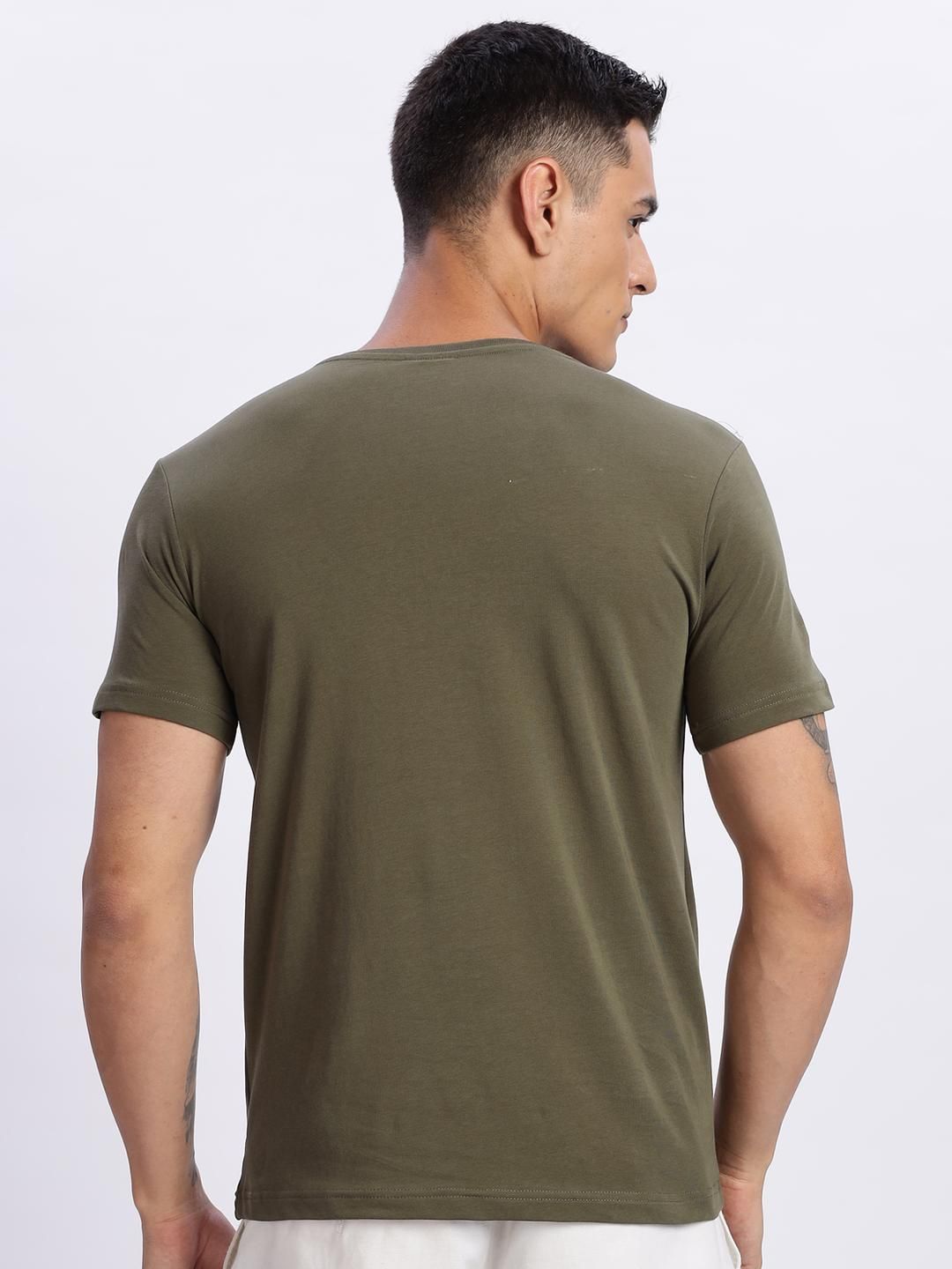 ADRO Men Olive Tshirts