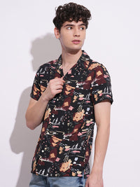Being Human Men Classic Opaque Printed Casual Shirt