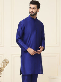 SOJANYA Band Collar Straight Kurta