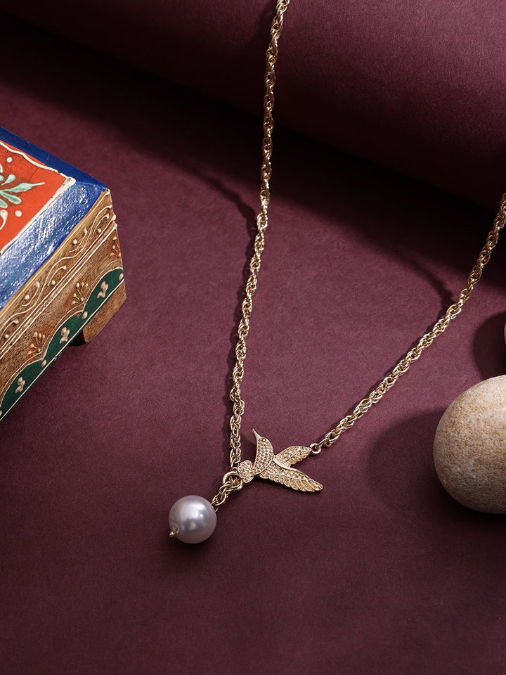 VOGUE PANASH Kalung Bersalut Emas Loyang
