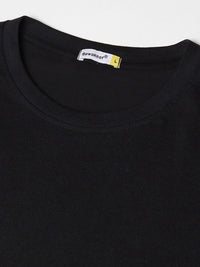 Bewakoof Black Graphic Printed Oversized Cotton T-Shirt