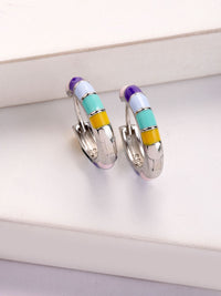 Subang Gelung Bersalut Rhodium PANASH 925 Sterling Silver