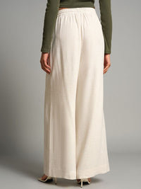AND Women Solid High-Rise Culottes Trousers