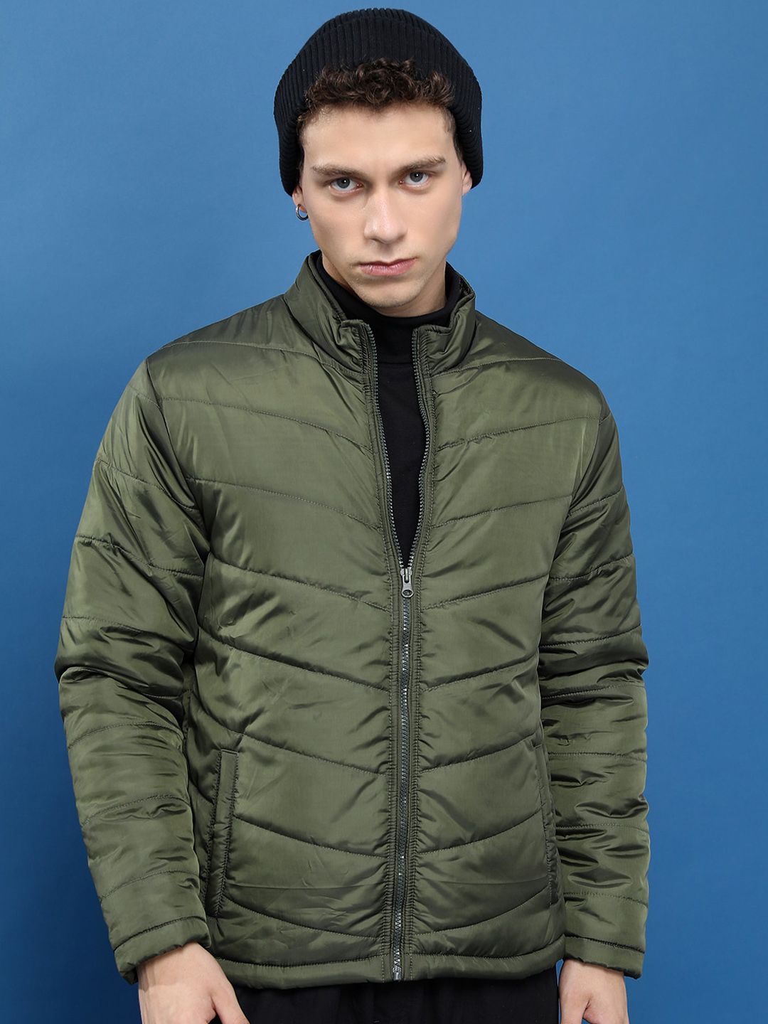 HIGHLANDER Stand Collar Padded Jacket