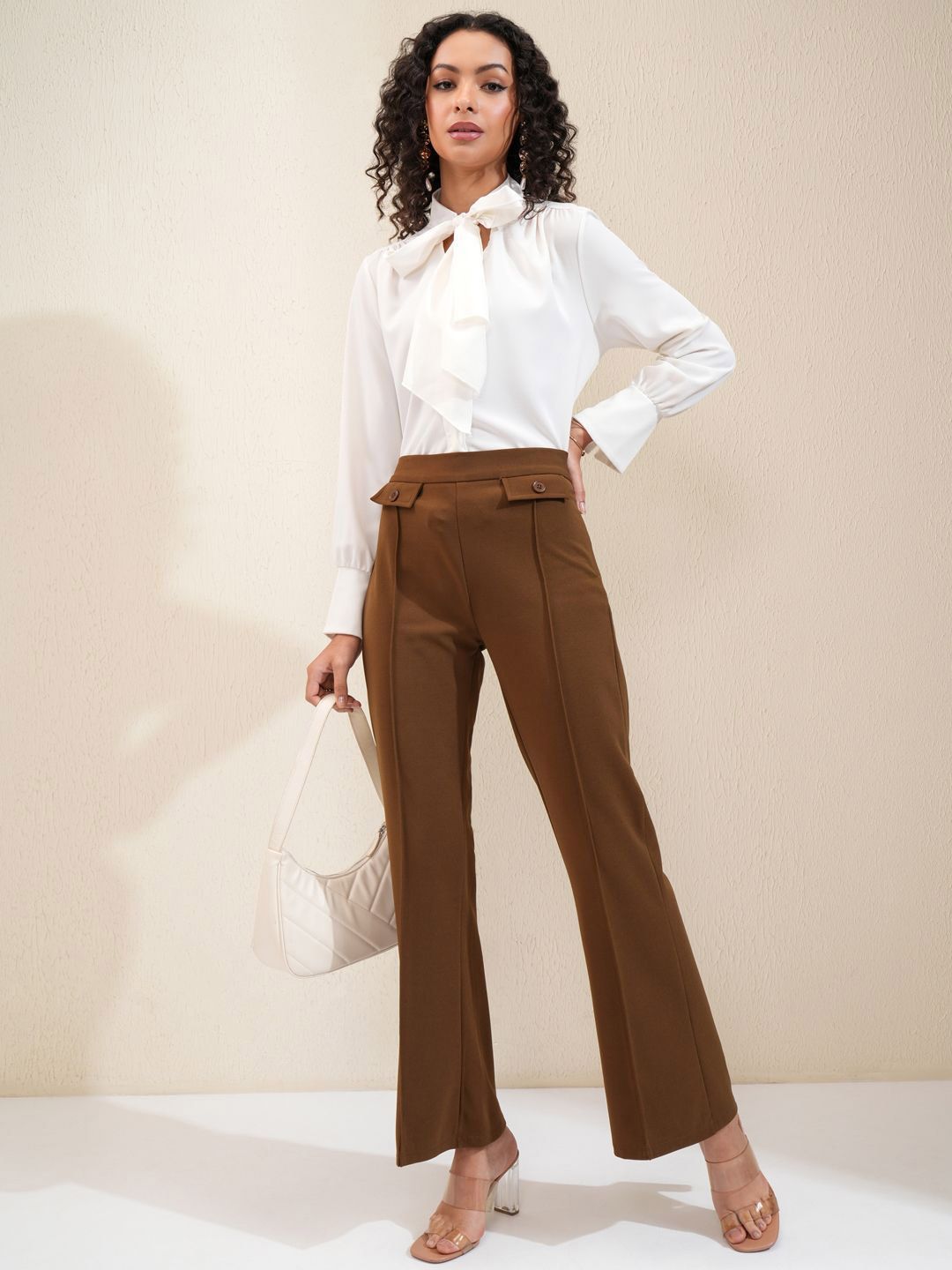 Tokyo Talkies Women Flared Trousers