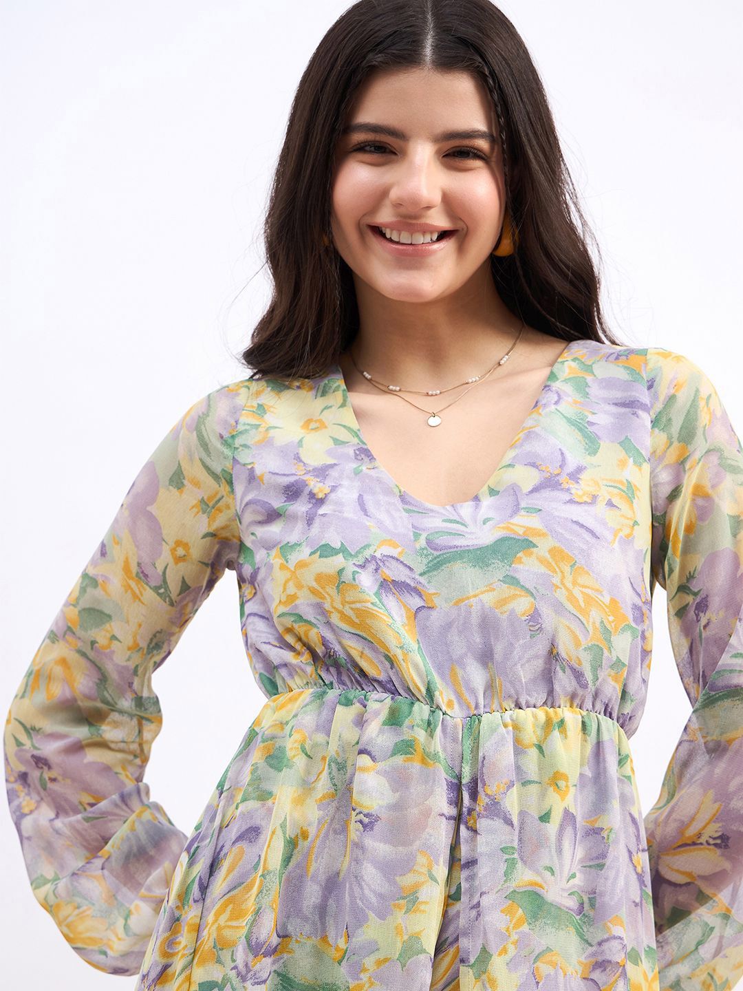 Berrylush Printed Basic Jumpsuit