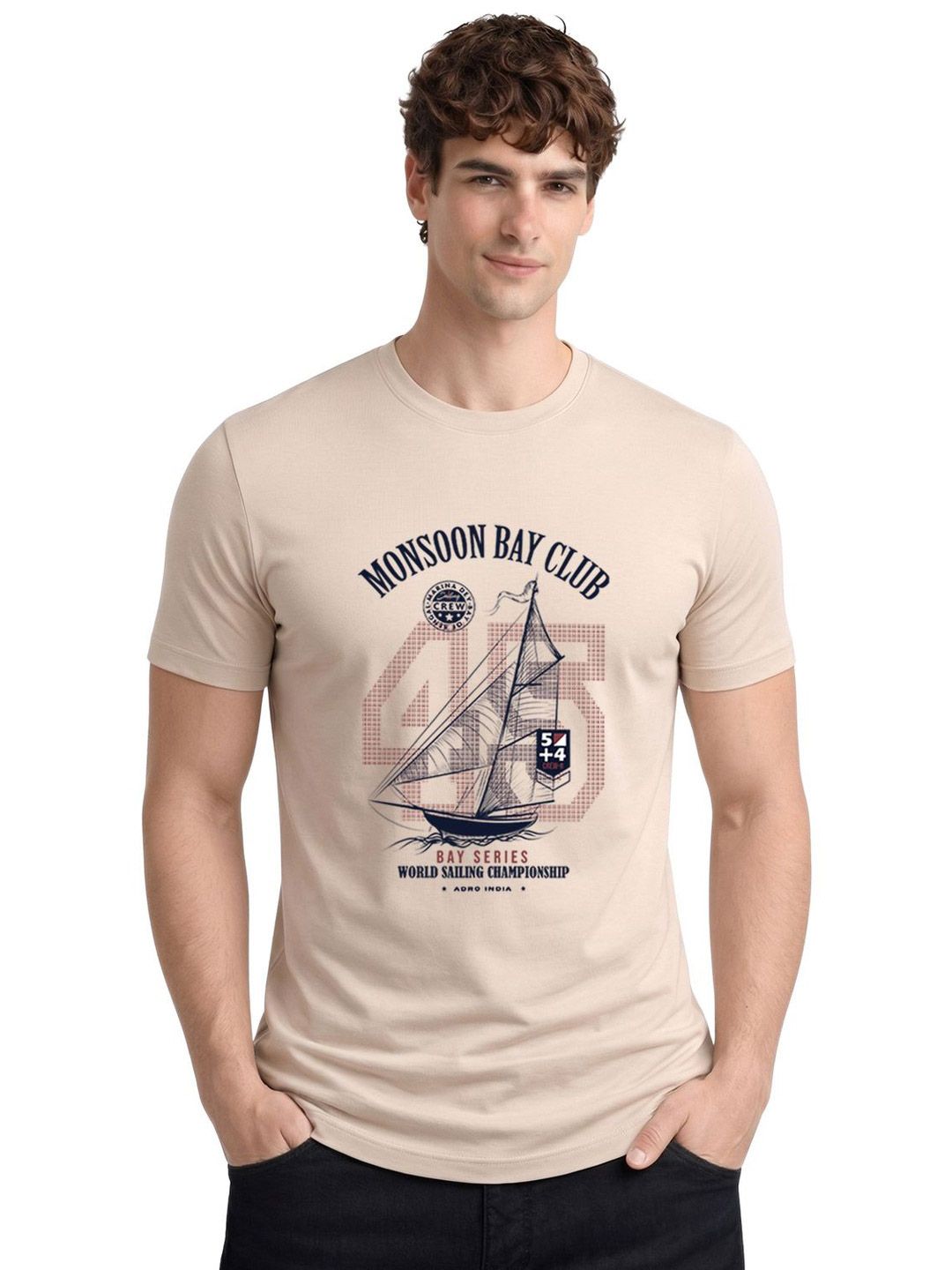 ADRO Men Printed T-shirt