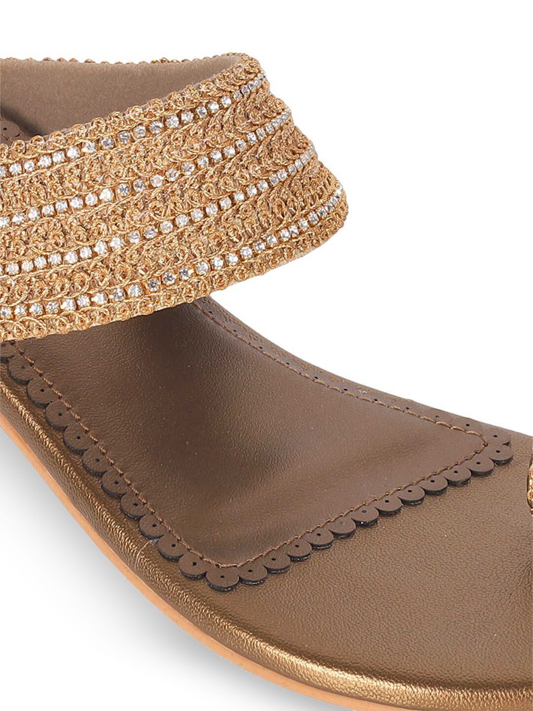 Metro Women Embellished Open Toe Block Heel Sandals